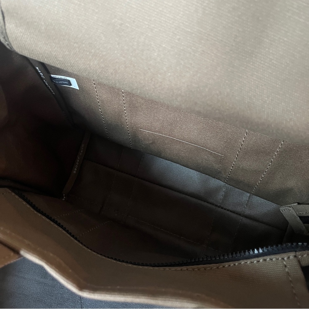 Marc Jacobs The Tote Bag Canvas Medium Slate Green - Picture 10 of 17